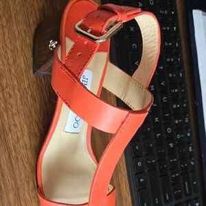 NEW Jimmy Choo Orange Women's Sandals